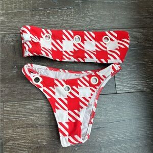 Solid and Striped bikini set